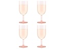 Bodum Outdoor-Weinglas Oktett 230 ml, Rosa, 4 Stück