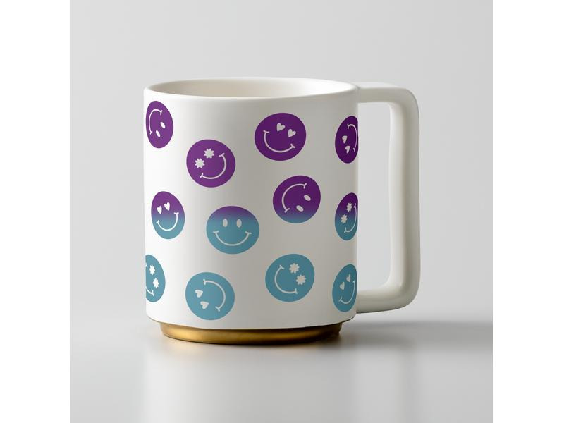 Cricut Vinylfolie Wärmeaktiviert 30 x 60 cm, Violett/Türkis