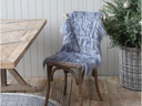 Chic Antique Pelzimitat 90 x 60 cm, Grau