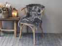 Chic Antique Pelzimitat 90 x 60 cm, Grau