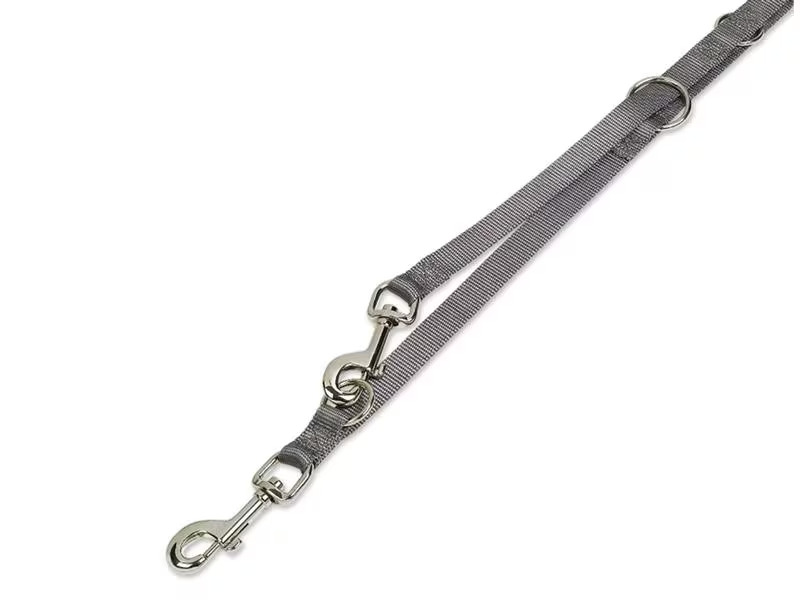Nobby Hundeleine Classic M, 2 m, 20 mm, Mausgrau