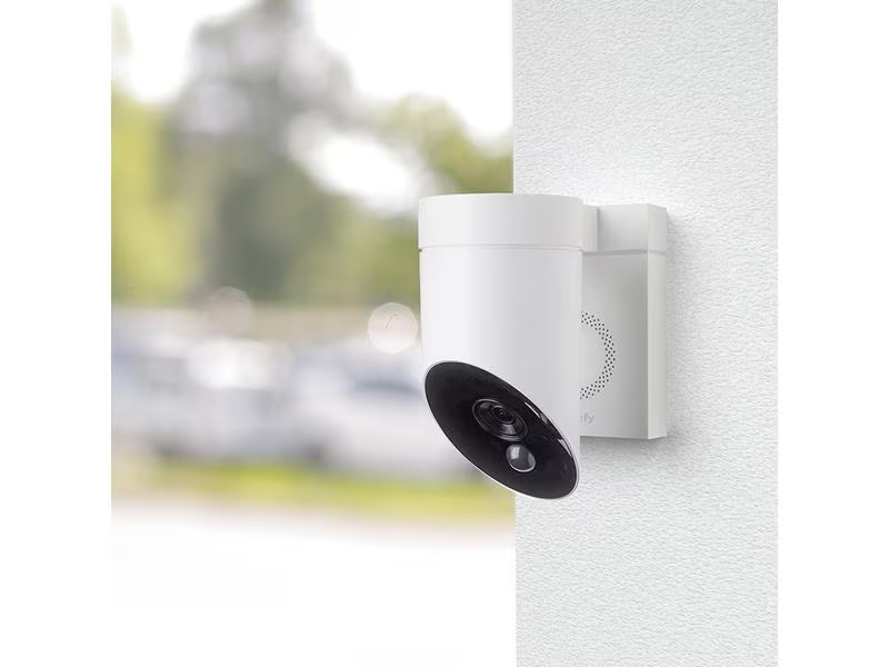 SOMFY Netzwerkkamera für aussen, Weiss