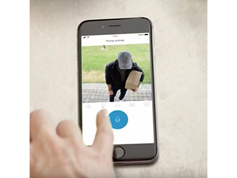 SOMFY Netzwerkkamera für aussen, Weiss