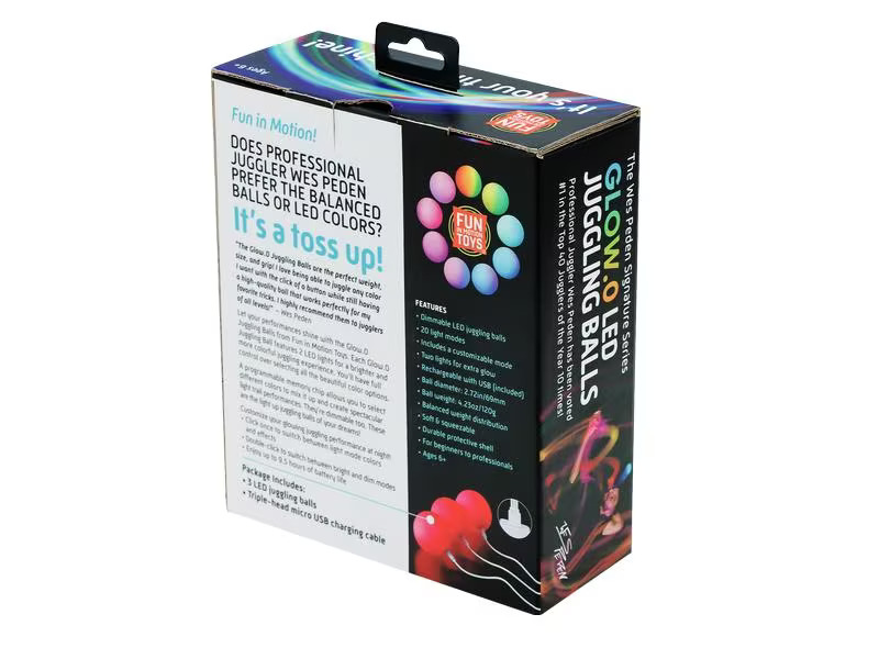 Shashibo Jonglierbälle Set à 3 Stück mit LED