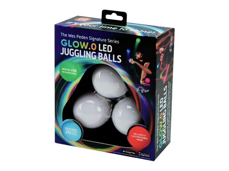 Shashibo Jonglierbälle Set à 3 Stück mit LED