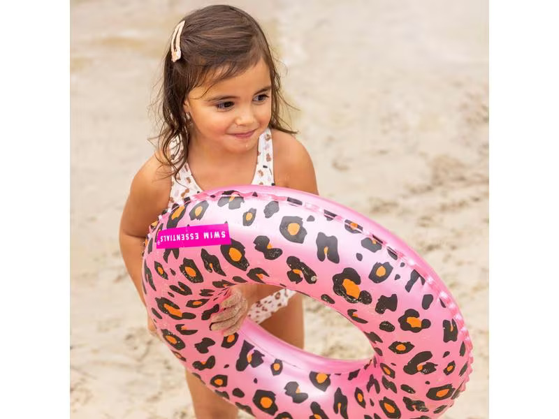 Swim Essentials Schwimmring Rose Gold Leopard Ø 55 cm