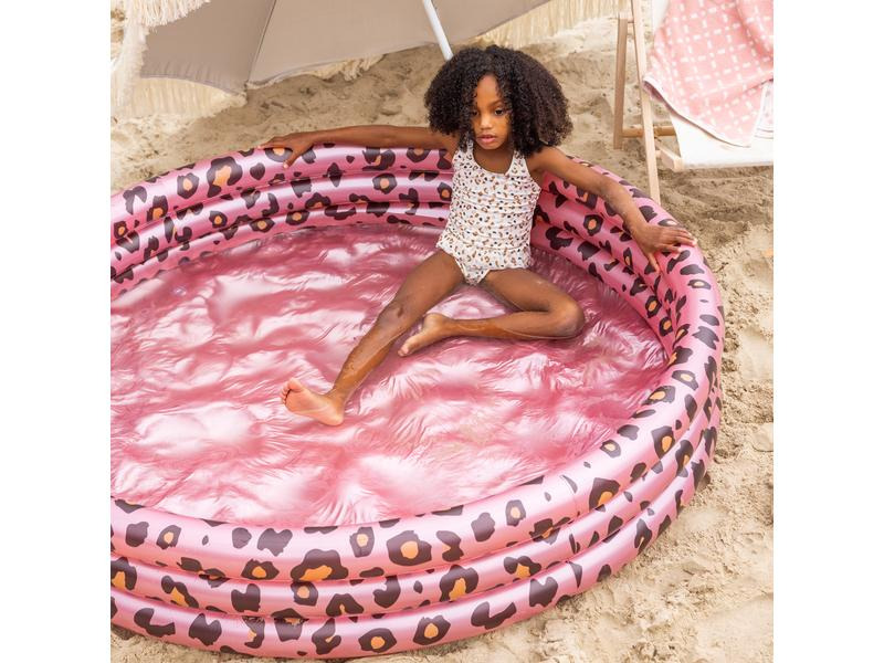 Swim Essentials Planschbecken Rose Gold Leopard Ø 150 cm