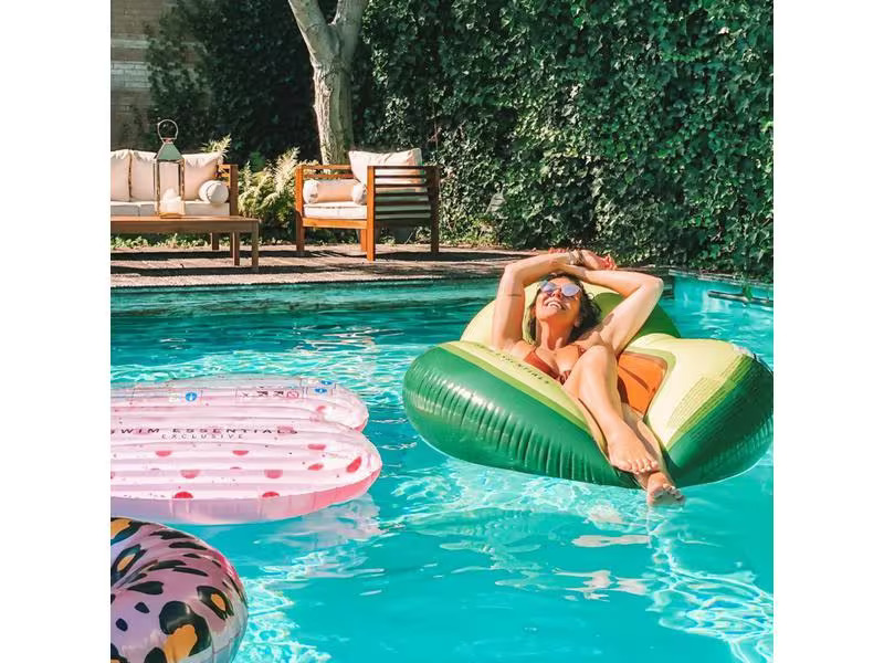 Swim Essentials Luftmatratze Avocado