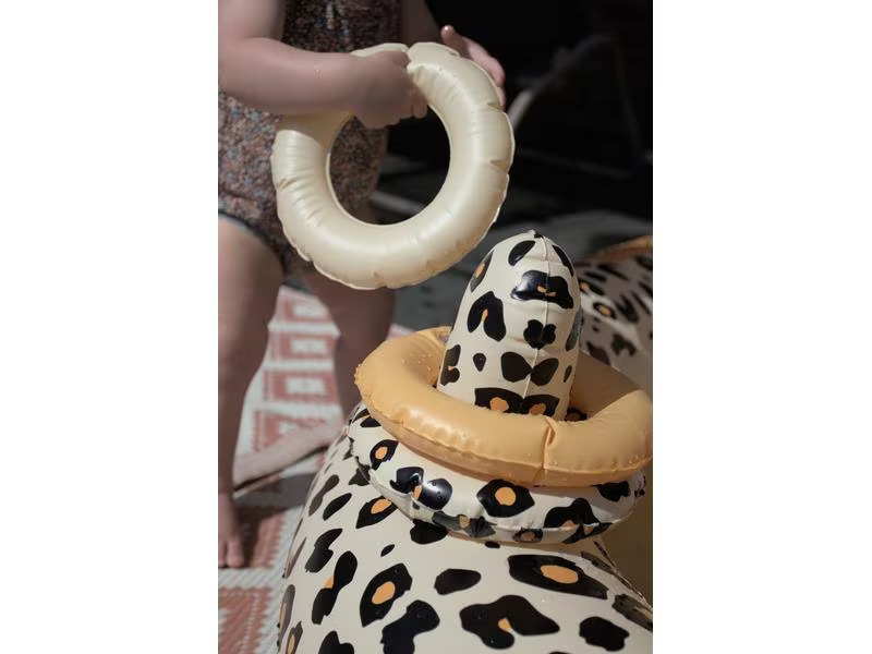 Swim Essentials Planschbecken Beige Leopard Ø 210 cm