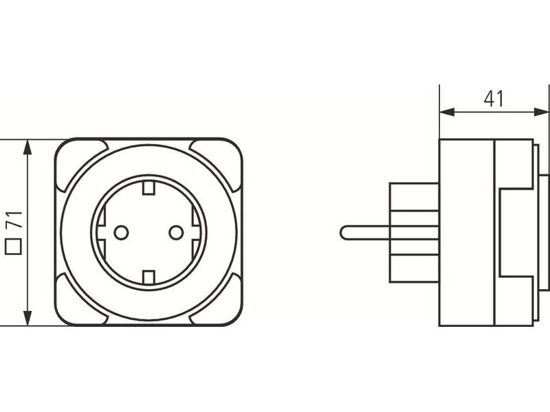 Theben-HTS Zeitschaltuhr Timer27 T12/T13 Mechanisch
