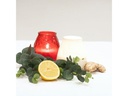 balthasar Kerze im Glas 10 x 10.5 cm, Rot