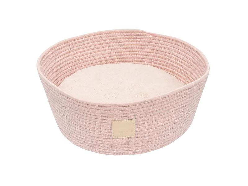 Fuzzyard Hunde-Bett Life Korb, Ø38 cm, Rosa
