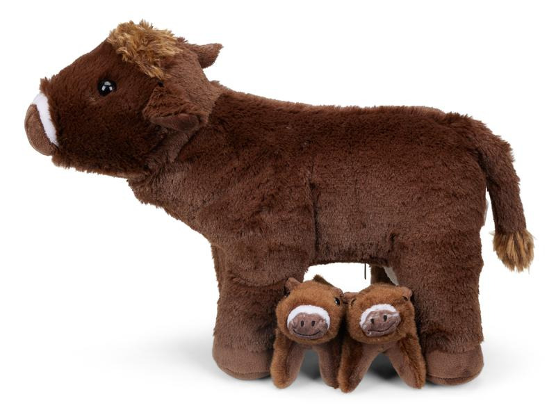 Mamanimals Kuscheltier Mama Kuh &amp; Babys