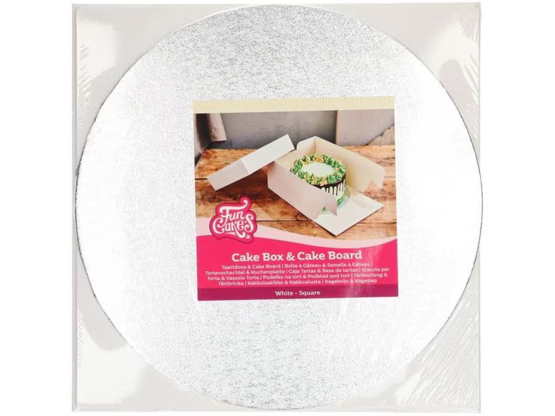 Funcakes Tortenbutler 30.2 x 30.2 x 15 cm, Weiss