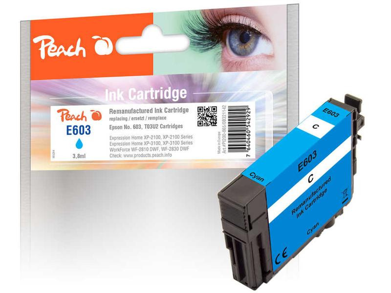 Peach Tinte Epson T03U2/ No. 603 Cyan