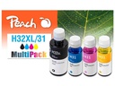 Peach Tintenset HP CISS 32XL/31 Multipack BK/C/M/Y