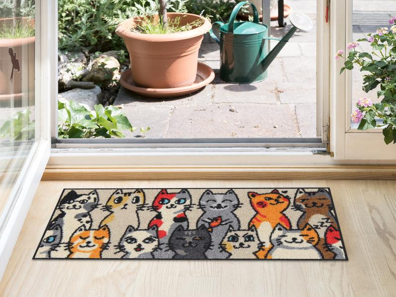 Salonlöwe Fussmatte Kitty People 30 cm x 75 cm