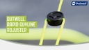 Outwell Schnurspanner für Abspannleinen, 24 mm, 10 Stück