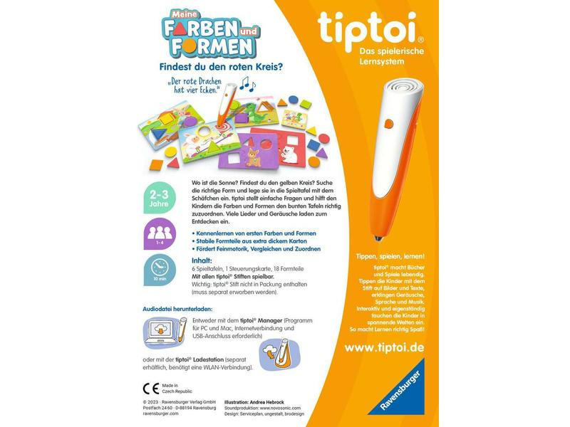 tiptoi Spiel Meine Farben und Formen