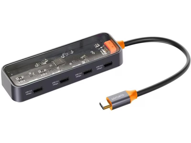 4smarts USB-Hub 4 in 1 Lucid Hub