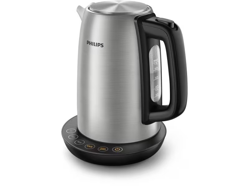 Philips Wasserkocher Avance HD9359/94 1.7 l, Silber