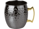 Paderno Cocktailbecher Moscow Mule 500 ml, 1 Stück, Anthrazit