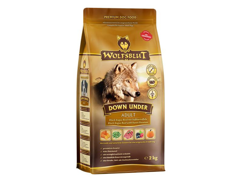 Wolfsblut Trockenfutter Canine Adult Down Under – Black Angus, 2 kg