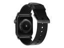 Nomad Lederarmband Modern Strap Apple Watch Schwarz/Schwarz