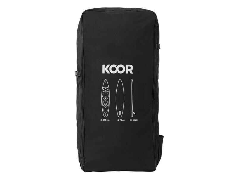 KOOR SUP Board Asuubi 10'6 (320 cm) Set Grigio