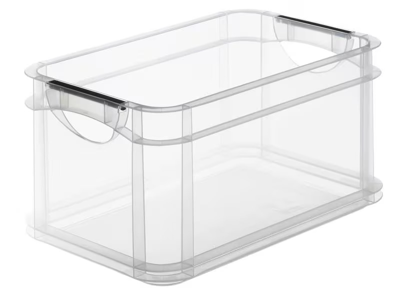 Rotho Aufbewahrungsbox A5 3 Stück, Transparent