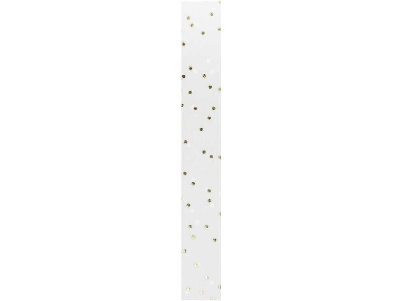 Rico Design Washi Tape Punkte 1.5 cm x 10 m, Gold/Grau