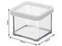 Rotho Vorratsdose Loft 5 Stück, 5.25 l, Transparent/Weiss