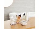 Rotho Vorratsdose Loft 5 Stück, 6.1 l, Transparent/Weiss
