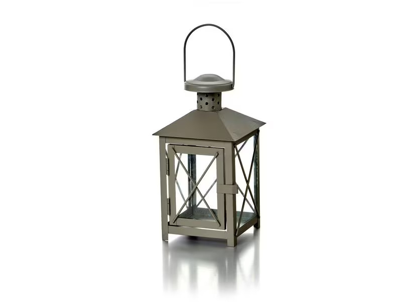 balthasar Laterne 24 cm, Grau