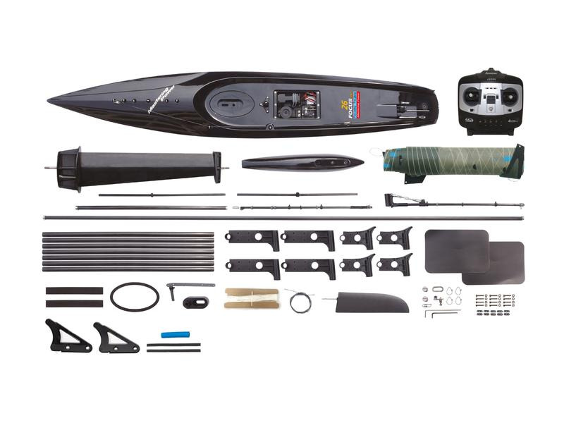 Amewi Segel-Yacht Focus III Racing 1000 mm, Blau, RTR