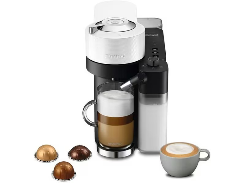 De'Longhi Kaffeemaschine Nespresso Vertuo Lattissima Schwarz/Weiss