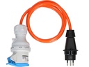 maxCAMP Adapterkabel 1.5 m, CEE16/3 - T13, Blau