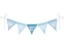Goki Buchstabe Wimpelkette Blau