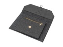 4smarts Notebooktasche Felty+ FoldStand ErgoFix 13  Dunkelgrau