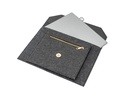 4smarts Notebooktasche Felty+ FoldStand ErgoFix 13  Dunkelgrau