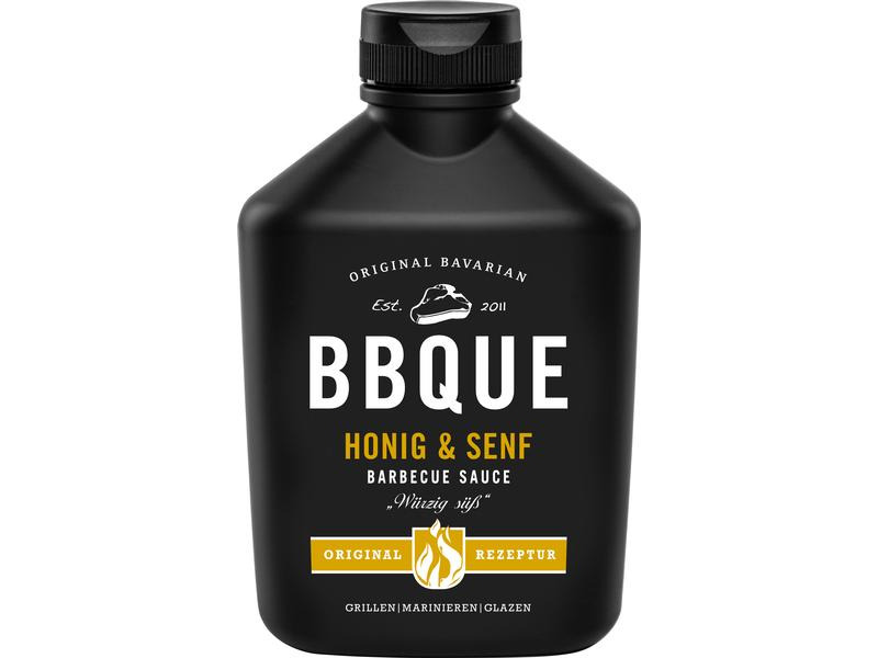 BBQUE BBQ Sauce Honig &amp; Senf 400 ml