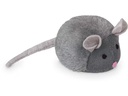 Nobby Katzen-Spielzeug Maus mit Stimme, 15 cm, Grau