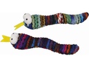 Nobby Katzen-Spielzeug Schlangen, 16 cm, 2er Set, Mehrfarbig
