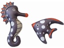 Nobby Schwimmspielzeug Floating Fisch, 22 cm, Braun