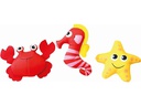 Nobby Schwimmspielzeug Floating Seepferdchen, 19 cm, Rot