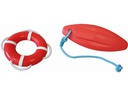 Nobby Schwimmspielzeug Lifeboard mit Seil, 26 cm, Rot