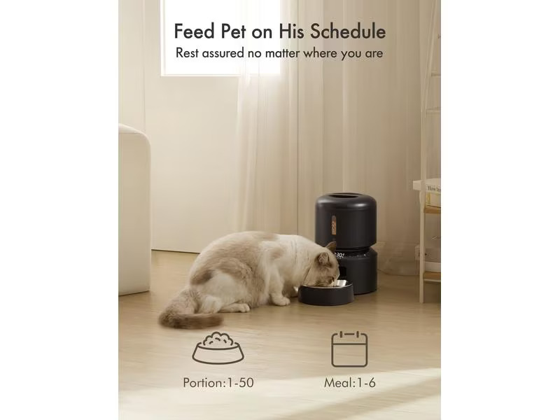 Petlibro Futterautomat Granary Feeder 3 l, Schwarz