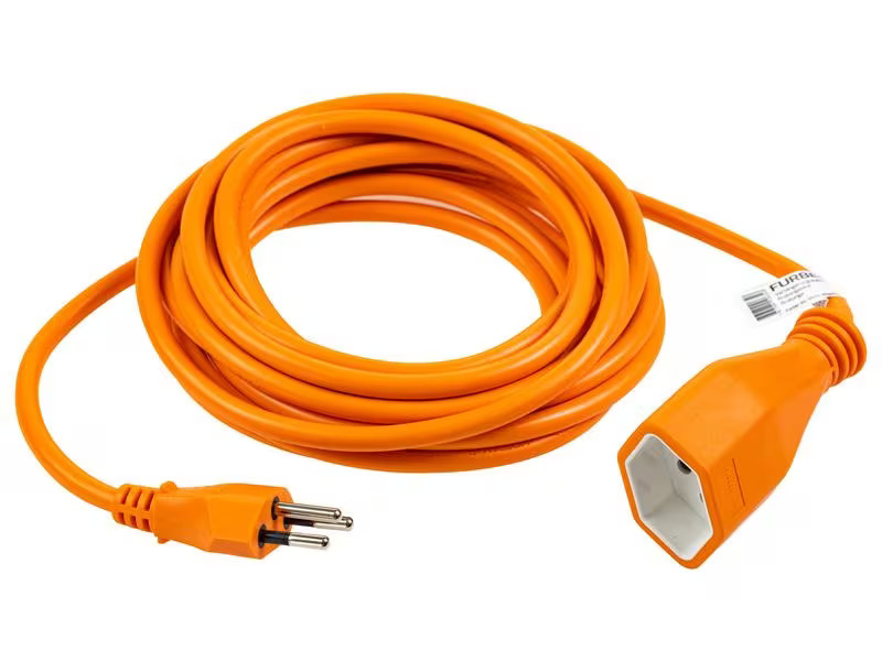 FURBER.power Verlängerungskabel T13-T12 5.0 m Orange