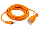 FURBER.power Verlängerungskabel T13-T12 5.0 m Orange