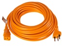 FURBER.power Netzkabel C13-T12 10.0 m Orange